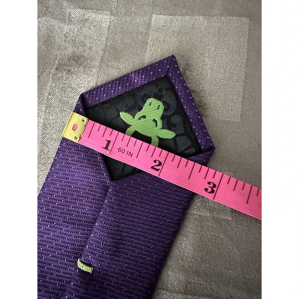 Bristol & Bull Tie Mens Purple‎ 100% Silk Woven Microdot Necktie Classic Dress